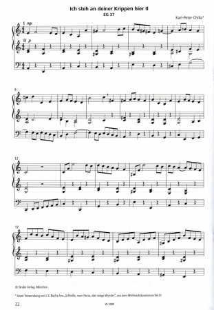 Preview: Ich steh an deiner Krippen hier